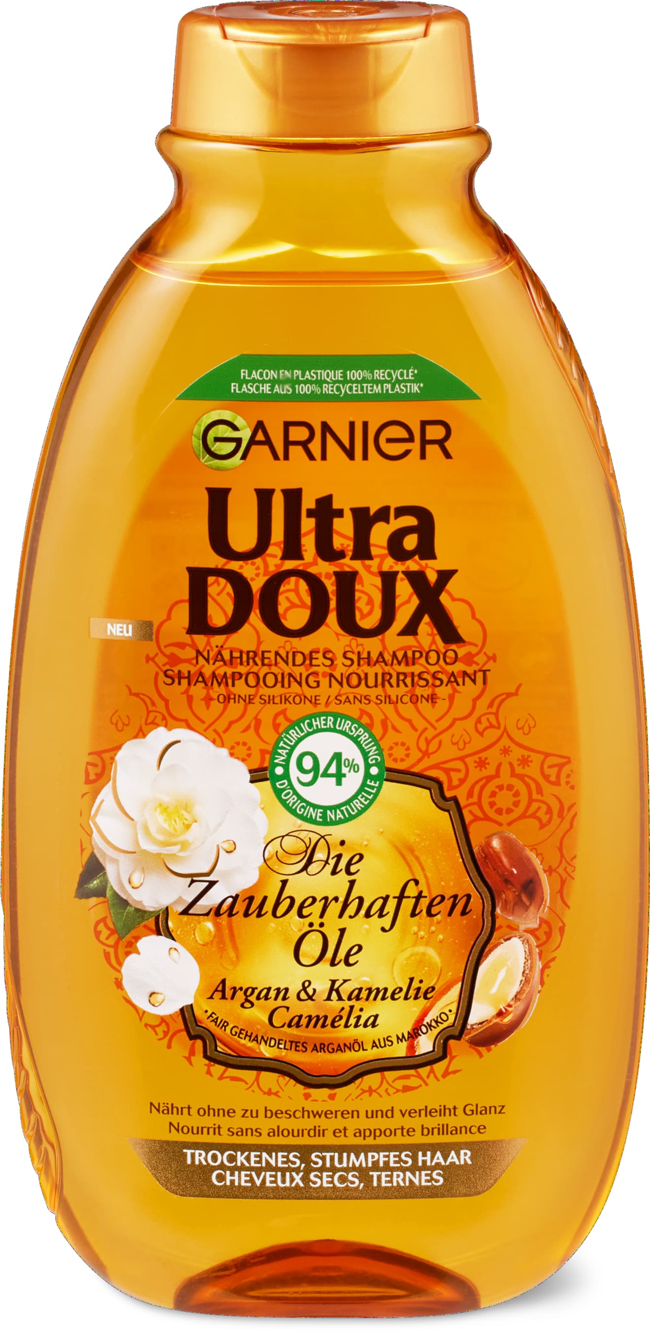 Argan & Kamelie Öl Shampoo trockenes, stumpfes Haar